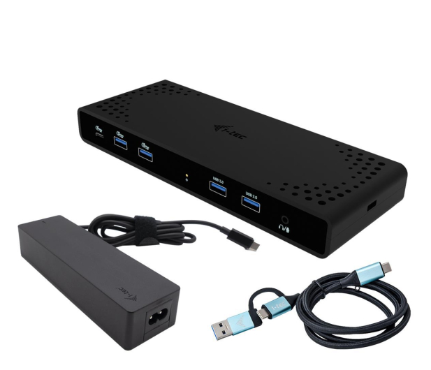 i-tec Universal Dual 4K Display Docking Station PD 85W + zasilacz - 1278582 - zdjęcie 2